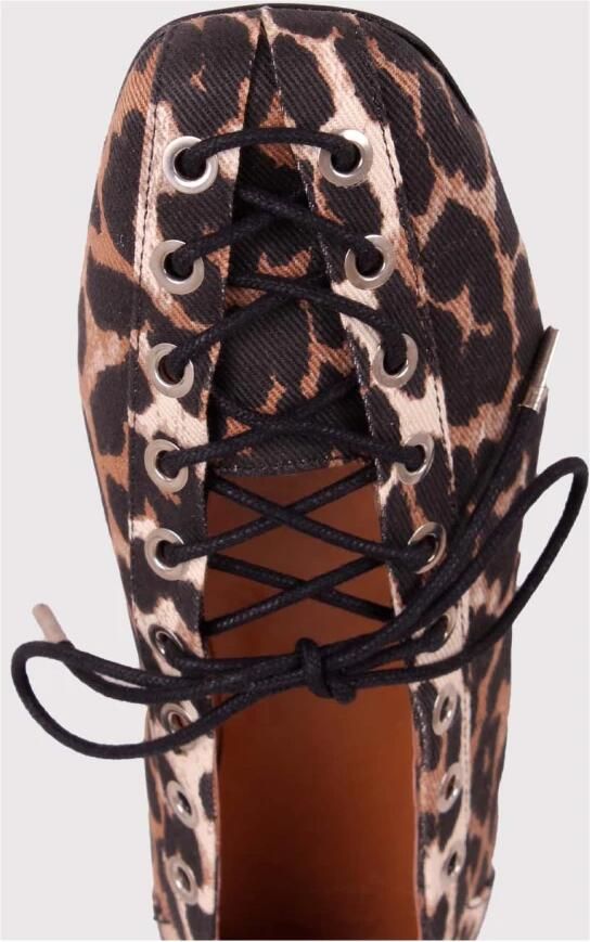 Ganni Ballerina met veters - Foto 2