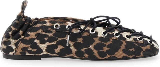 Ganni Ballerina met veters
