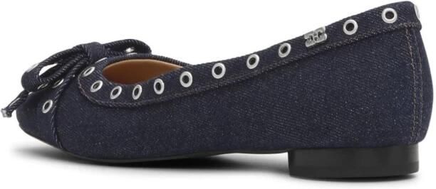 Ganni Blauwe Ballerina Schoenen voor Vrouwen Blue Dames - Foto 2