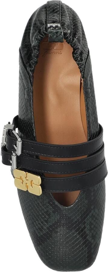 Ganni Ballerina's met bandjes - Foto 2