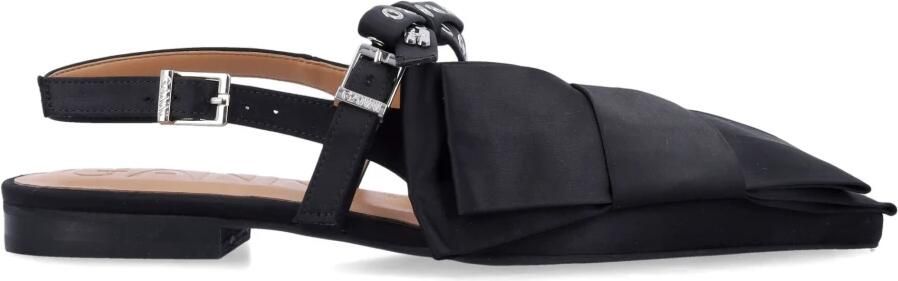 Ganni Ballerina`s met Grote Strik en Slingback - Foto 2