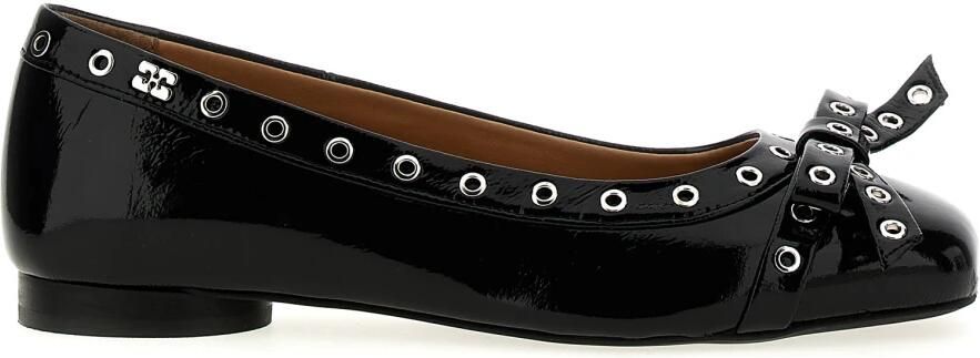 Ganni Zwarte Ballerina Oogje Platte Schoenen - Foto 3