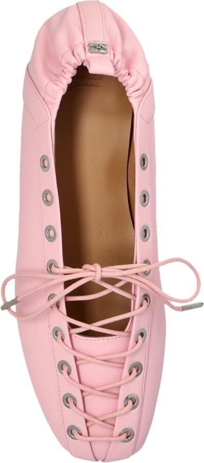 Ganni Ballerina's met Veters
