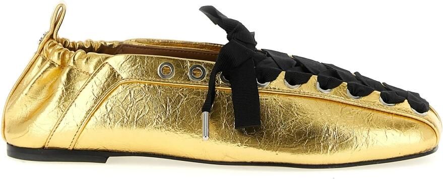 Ganni Ballerina's met veters