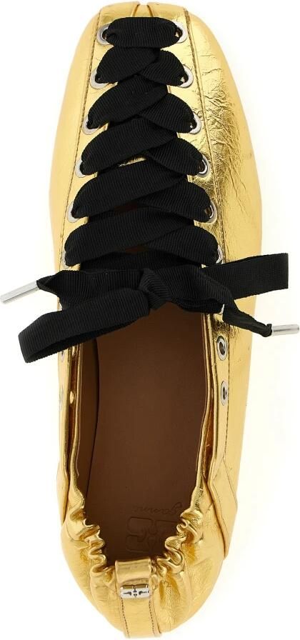 Ganni Ballerina's met veters - Foto 2