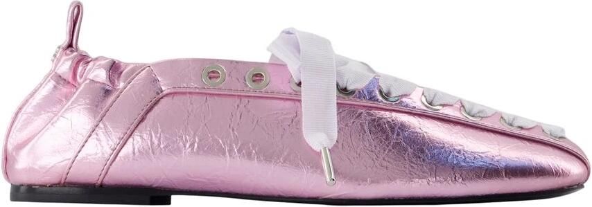 Ganni Ballerina's met veters