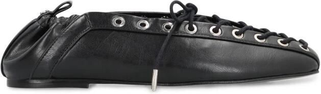 Ganni Ballerina's met Veters