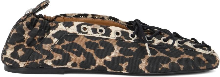 Ganni Ballerina's met veters