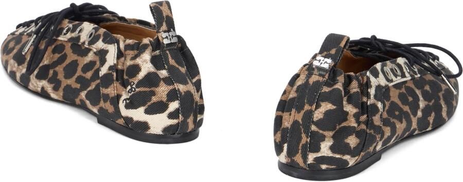 Ganni Ballerina's met veters - Foto 2