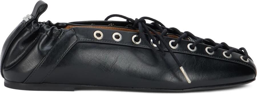 Ganni Ballerina's met Veters