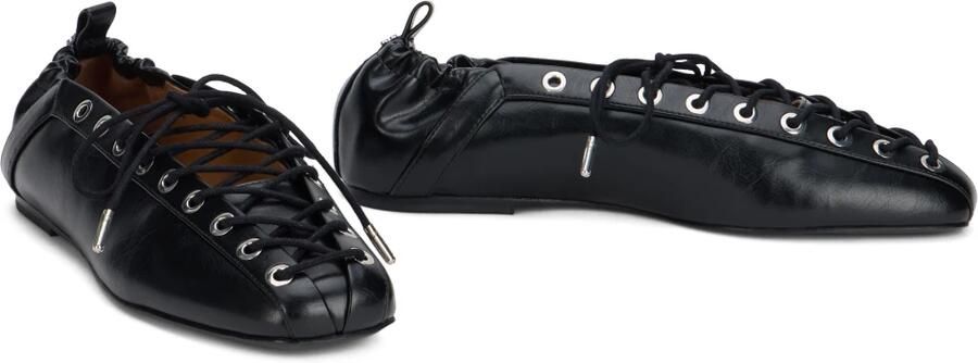 Ganni Ballerina's met Veters - Foto 2