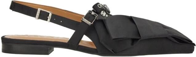 Ganni Big Bow Slingback Ballerina's
