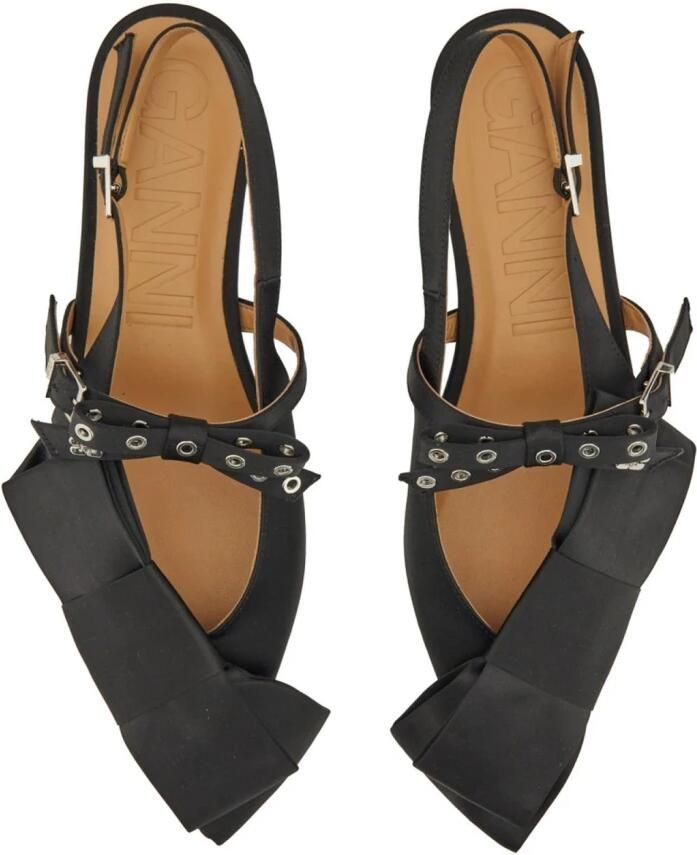 Ganni Big Bow Slingback Ballerina's - Foto 2