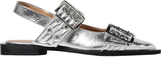 Ganni Buckle Slingback Ballerina's
