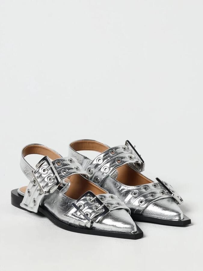 Ganni Buckle Slingback Ballerina's - Foto 2