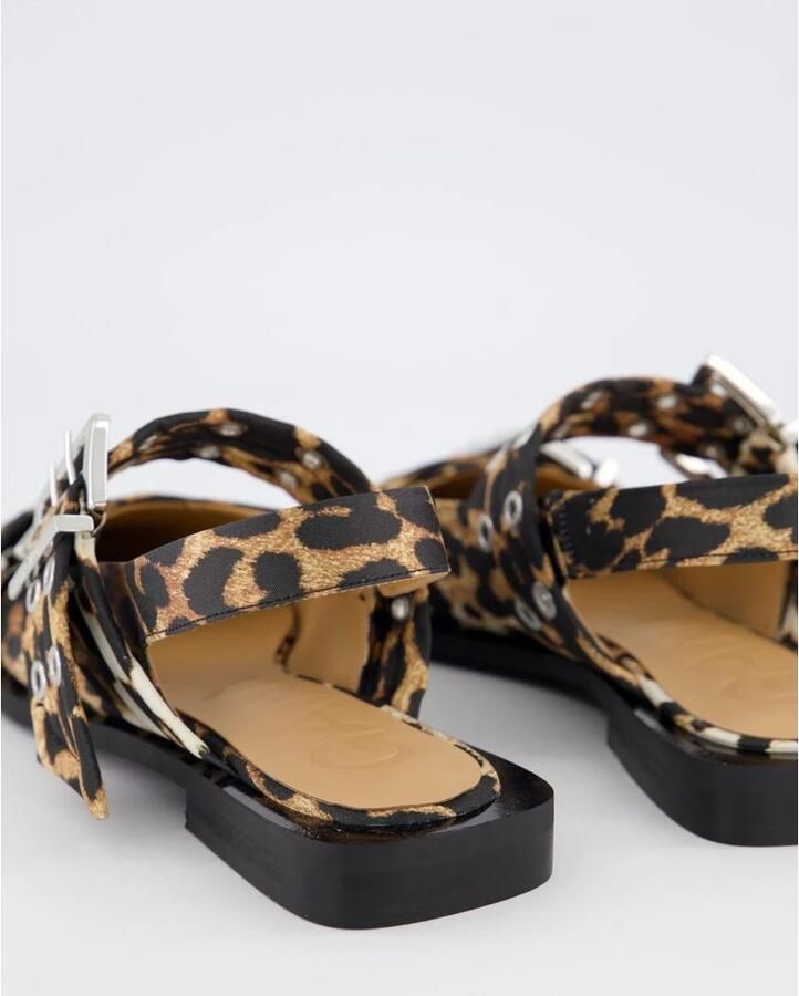 Ganni Chunky Buckle Ballerina