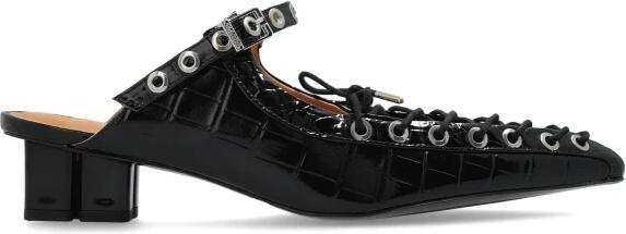 Ganni Geknoopte Oleatex Muiltjes