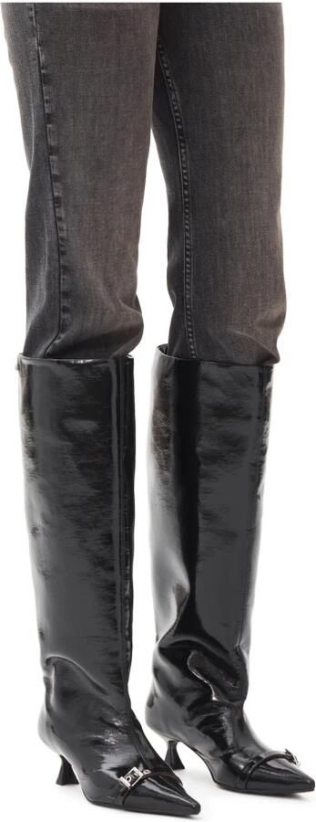 Ganni Eyelets Slouchy Hoge Schacht Laars