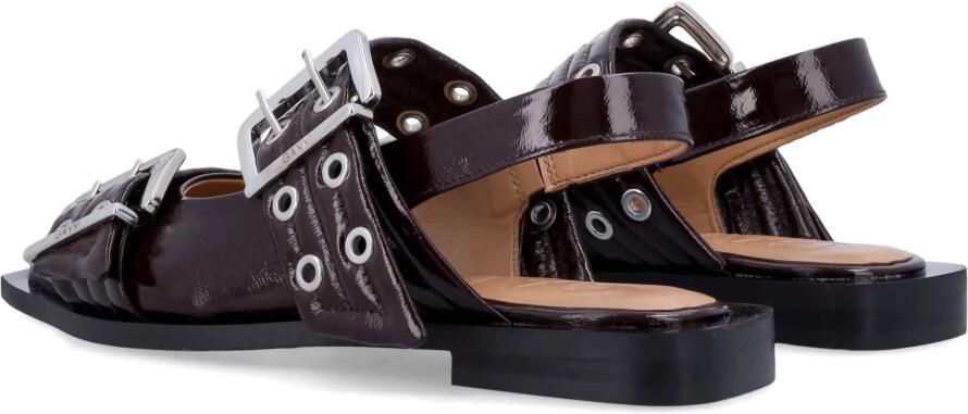 Ganni Feminine Ballerina met Gesp