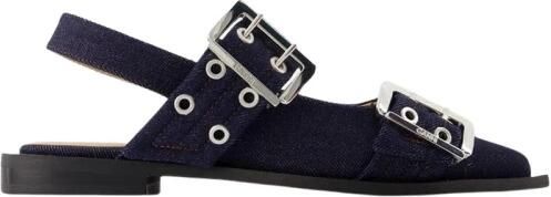 Ganni Feminine Ballerina's met Gesp