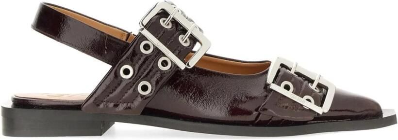 Ganni Feminine Ballerina met Gesp