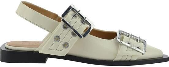 Ganni Feminine Ballerina's met Gesp