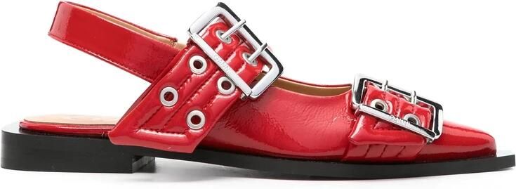 Ganni Feminine Ballerina's met Gesp - Foto 2