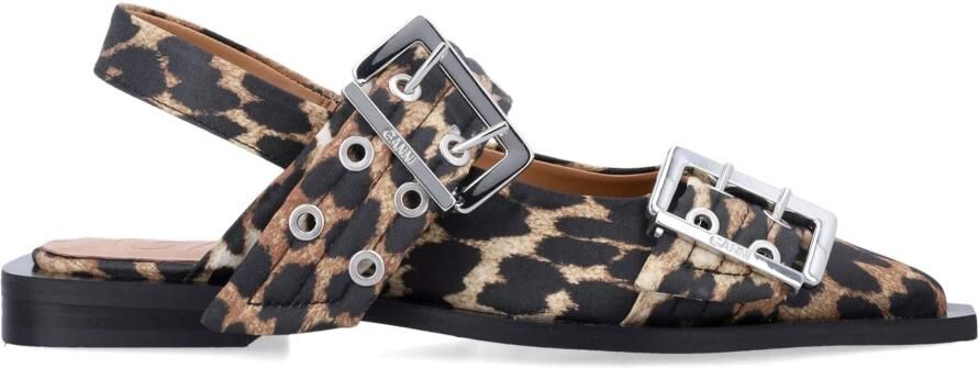 Ganni Feminine Ballerina's met Gesp