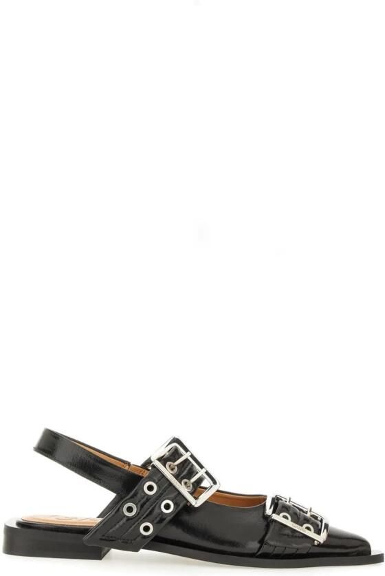 Ganni Feminine Ballerina's met Gesp