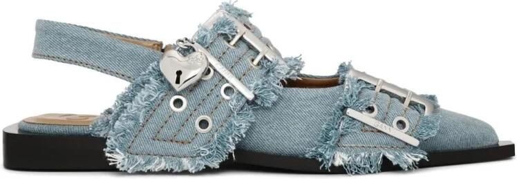 Ganni Feminine Ballerina's met Gesp