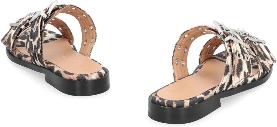Ganni Feminine Sandalen met Gesp en Dubbele Band - Foto 2