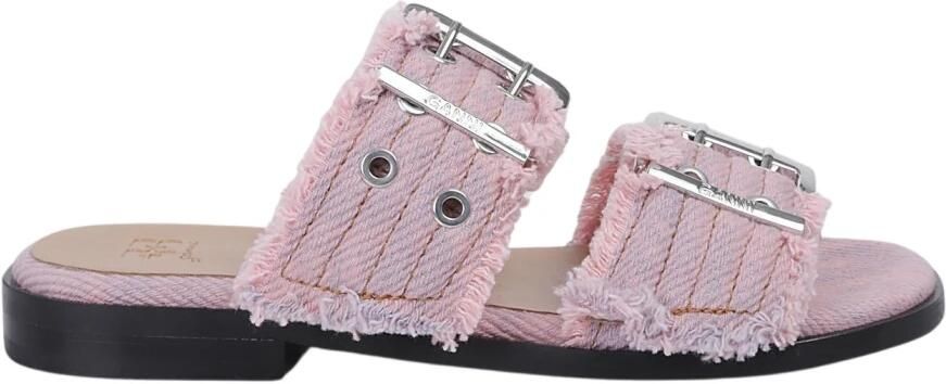 Ganni Feminine Sandalen met Twee Banden en Gesp