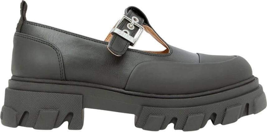 Ganni Geklede Mary-Jane Schoenen