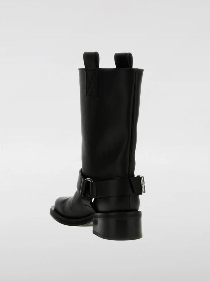 Ganni Zwarte enkellaarsjes met gespdetail Black Dames - Foto 3