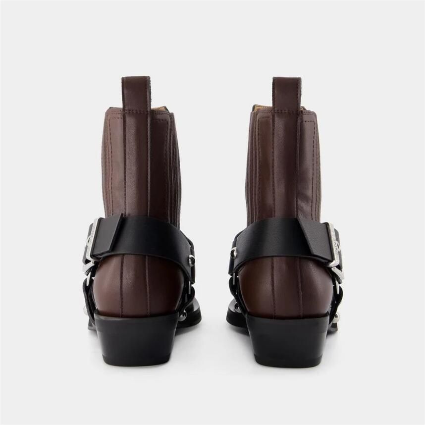 Ganni Harness Detail Western Laarzen - Foto 2