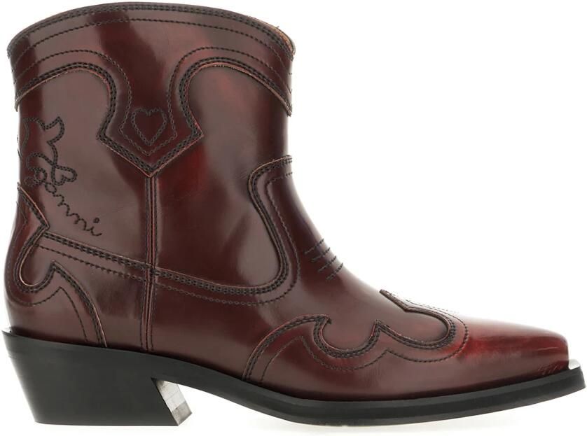 Ganni Heart-motif Boots