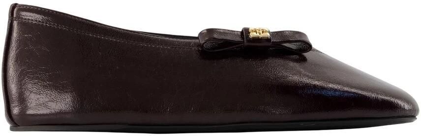 Ganni Ballerina's van eco-leer