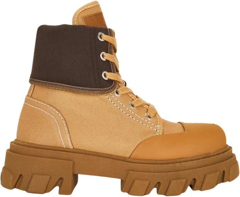 Ganni Lace-up Laarzen met Oogjes