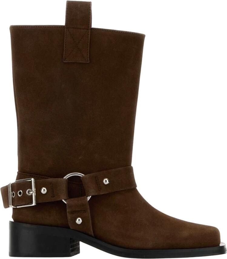 Ganni Mid Shaft Biker Boot