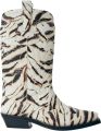 Ganni Mid Shaft Embroidered Western Laarzen - Beige