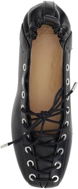 Ganni Oleatex Ballerina met Square Toe