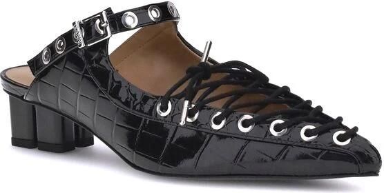 Ganni Oleatex Veterschoenen Mules