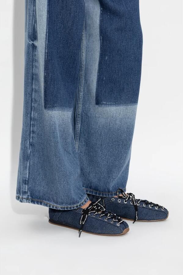 Ganni Sportieve Ballerina in Denim - Foto 2