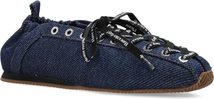 Ganni Sportieve Ballerina in Denim - Foto 4