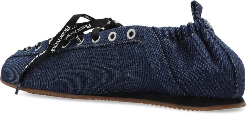 Ganni Sportieve Ballerina in Denim - Foto 5
