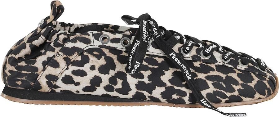 Ganni Sports Ballerina met Veters