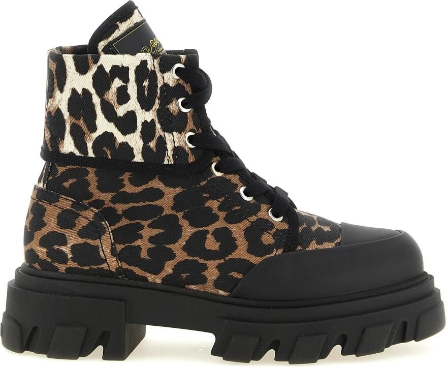 Ganni Lace-up Laarzen