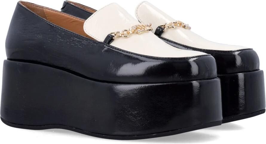 Ganni Zwarte Patent Platform Loafers