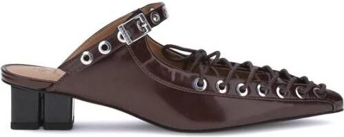 Ganni Geknoopte Oleatex Muiltjes