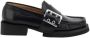 Ganni Blokhak Leren Loafers met Gesp Black Dames - Thumbnail 1
